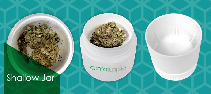 Introducing Cannasupplies’ latest innovation in child-resistant packaging: The Shallow Jar