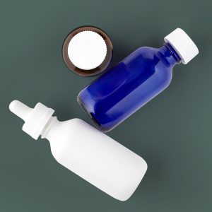 Boston Round bottle for Cannabis Oil