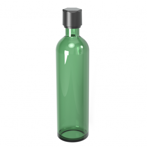 Cannasupplies wine bottle beveled CR cap with TE Ring