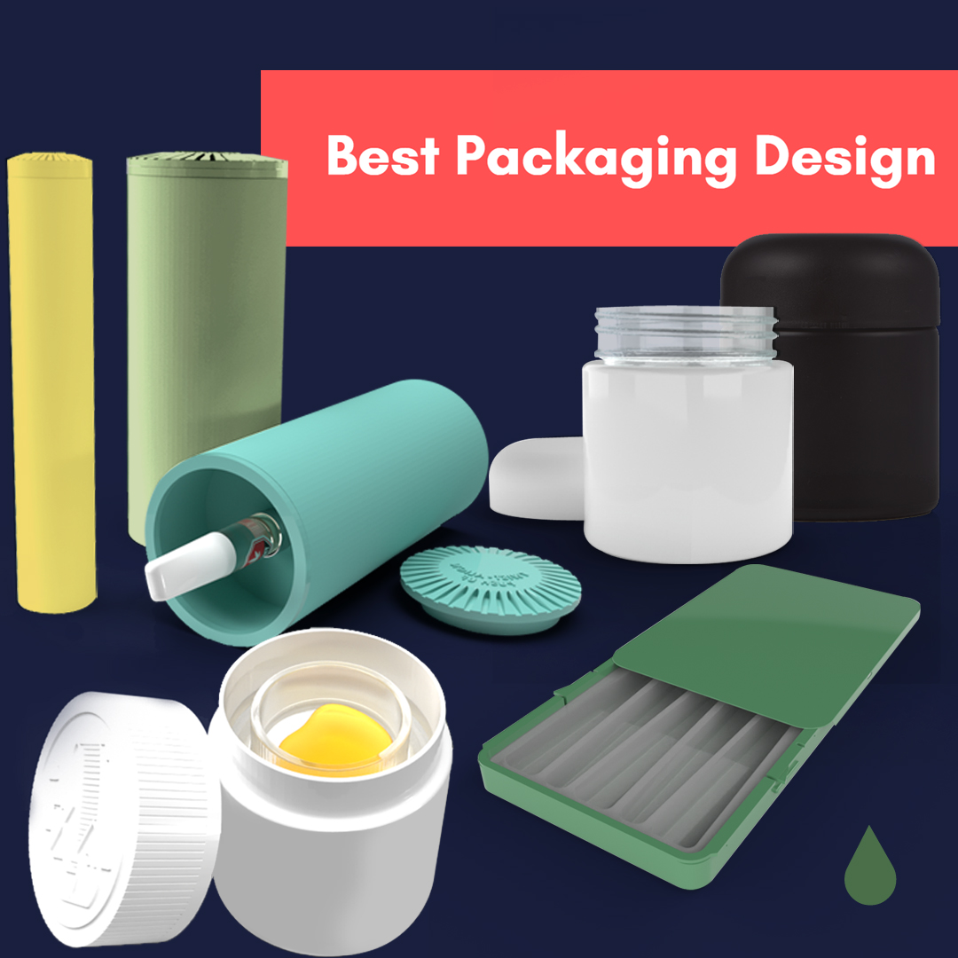 Cannasupplies child-resistant packaging formats nominated for best packaging design, 2020 ADCANN Awards