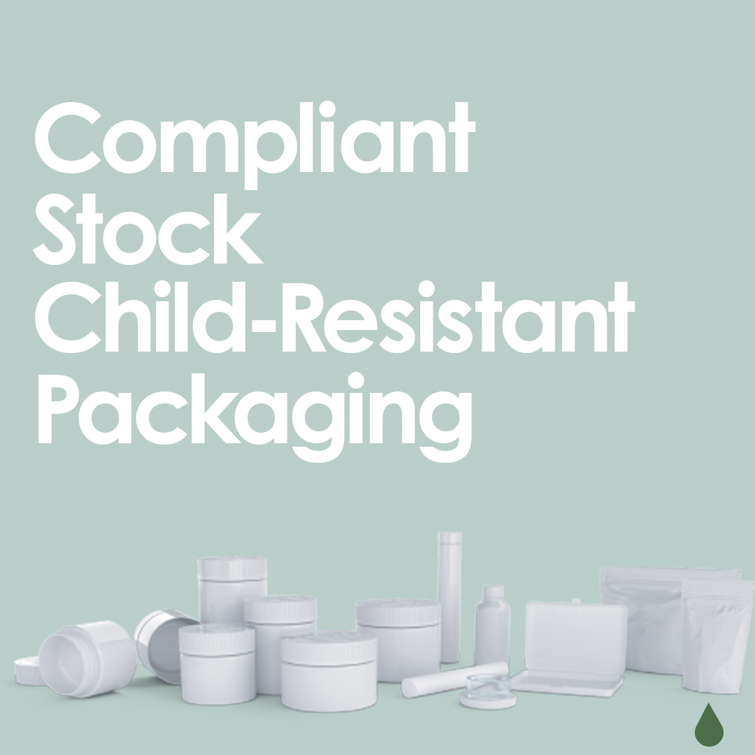 Cannasupplies Compliant Stock Child-Resistant Packaging