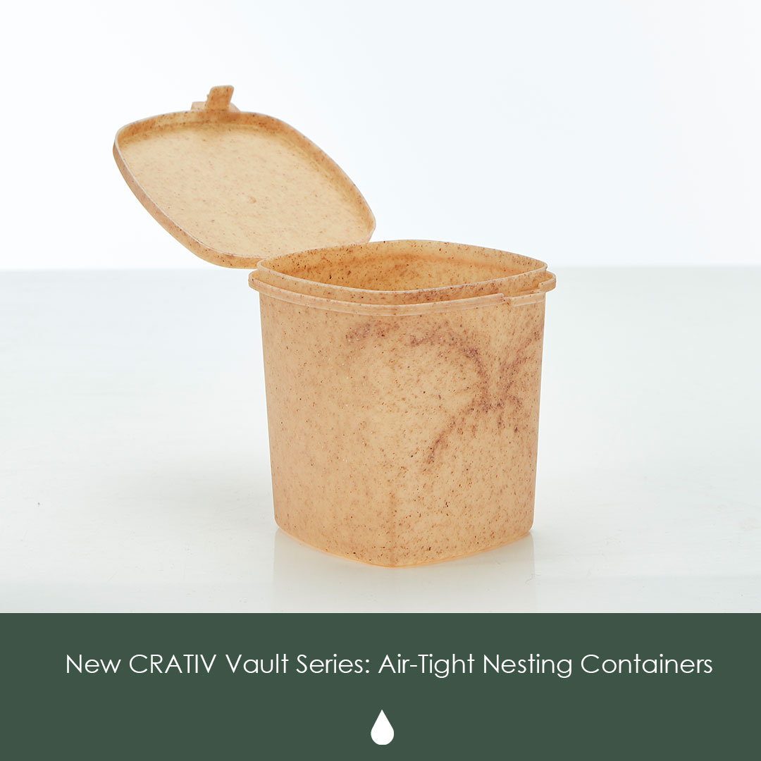 New CRATIV Vault Series: Air-Tight Nesting Containers