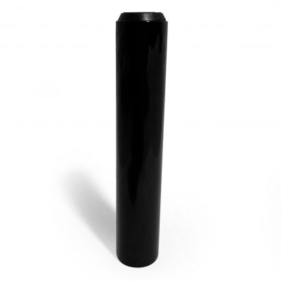 Cannasupplies Aluminum tube decorated in black, with specialty cr-capable closure