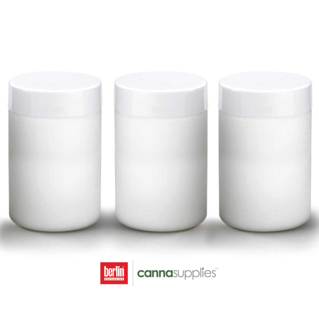 Cannasupplies Premium Child-Resistant Dried Flower Jars & Closures. In Stock and ready to ship. Request a quote today