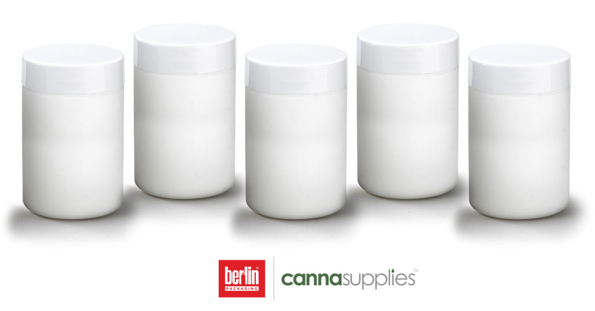Cannasupplies Premium Child-Resistant Dried Flower Jars & Closures. In Stock and ready to ship. Request a quote today